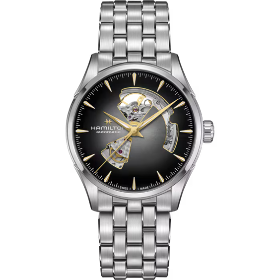 Orologio Hamilton Uomo Jazzmaster Open Heart in Acciaio H32705180 - H32705180